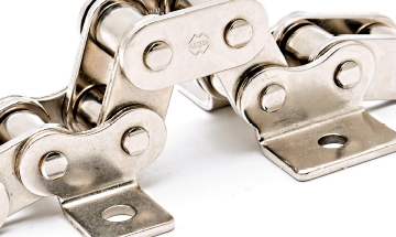Roller chains with special plates